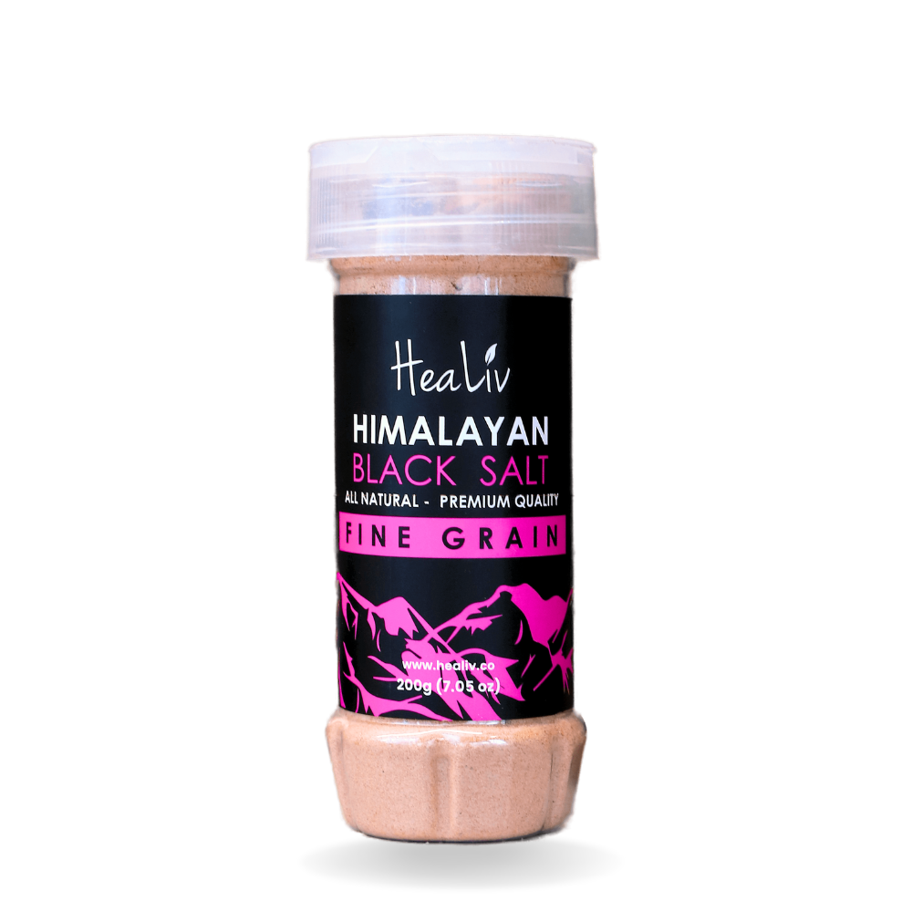 Himalayan Black Salt 200g Shaker