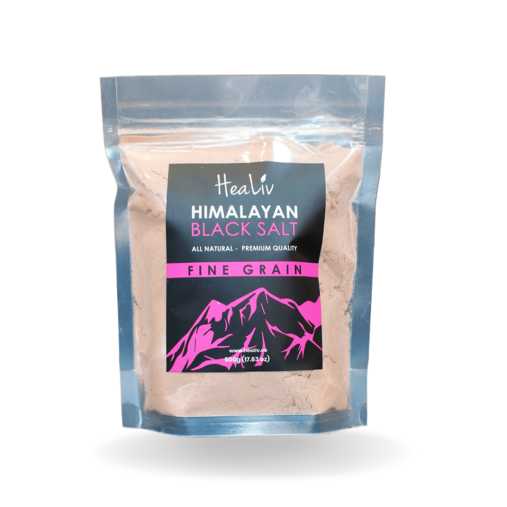 500g Pouch of Black Himalayan Salt