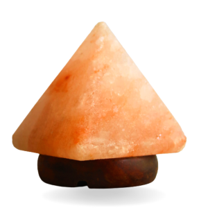 Pyramid Shape Himalayan Salt Lamp – USB Powered by Sana Salt