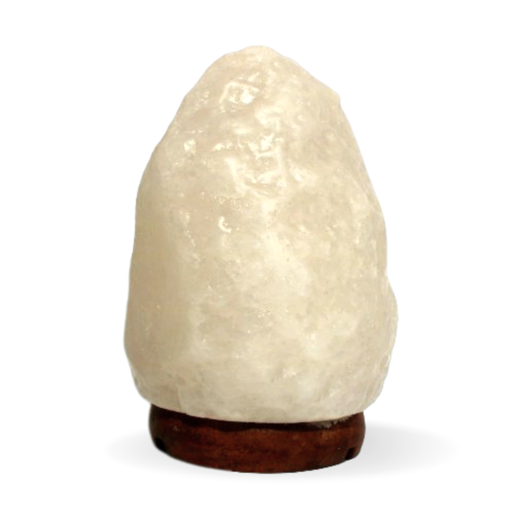 White Himalayan Salt Lamp USB Powered – Sana Salt Natural Glow